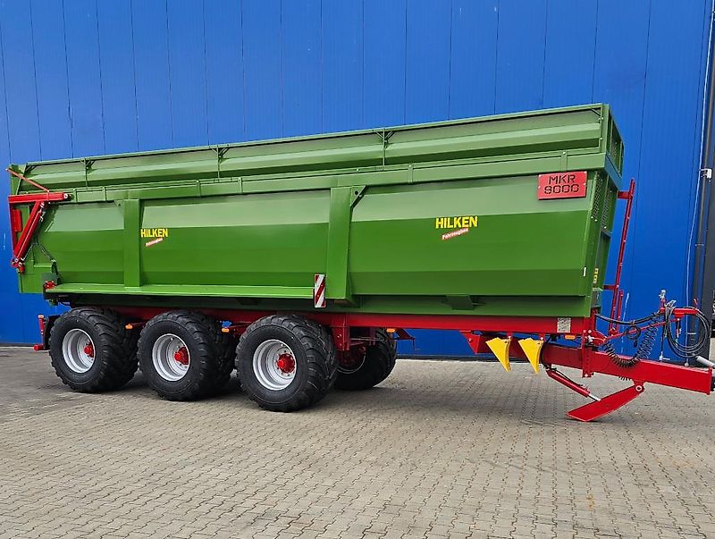 Hilken Muldenkipper, MKR8600, Hardox-Boden, Reifen 650/55R26,5, Lenkachse, Häckselaufsätze 800m