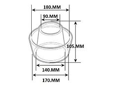 John Deere Gehäuse Luftfilter JOHN DEERE L60631 R28794