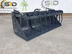 SID Krokodilschaufel - geschmiedete Zinken M 1,8 m / Grab bucket forged tines M