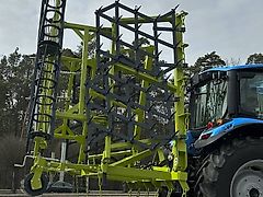 POM Augustów 7-field mounted tine harrow with string roller