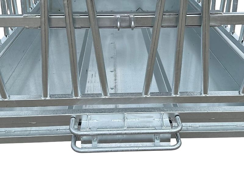 DM-Handel GmbH Günstige Heuraufe⭐️ 2,0x2,0m ☘️Viereckraufe Fressgitter Raufe Pferd Rind Alpaka Schaf Ziege Pferderaufe Futterraufe Schafraufe Weideraufe Ponyraufe Rundballenraufe Metallheurauf