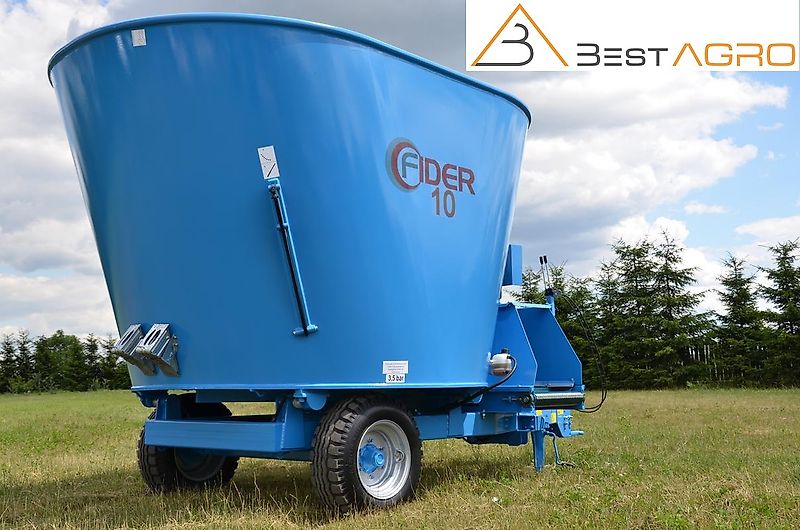 BESTAGRO Futtermischwagen Zamet 10m³ Komplett!!! Aufgabevorrichtung, Zweiganggetriebe, Beste Qualität!!!