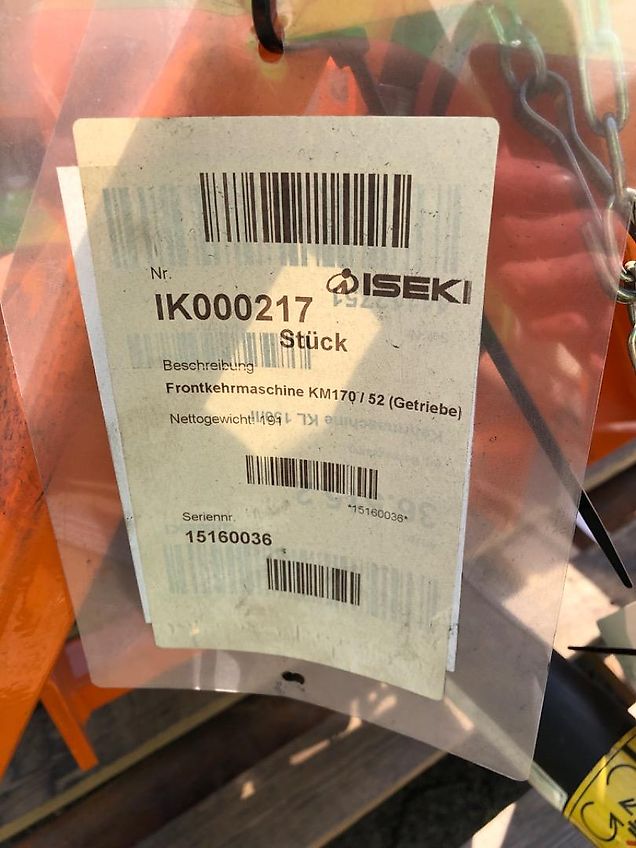Iseki Iseki KM 170 Frontkehrmaschine * Winterdienst * UNBENUTZT