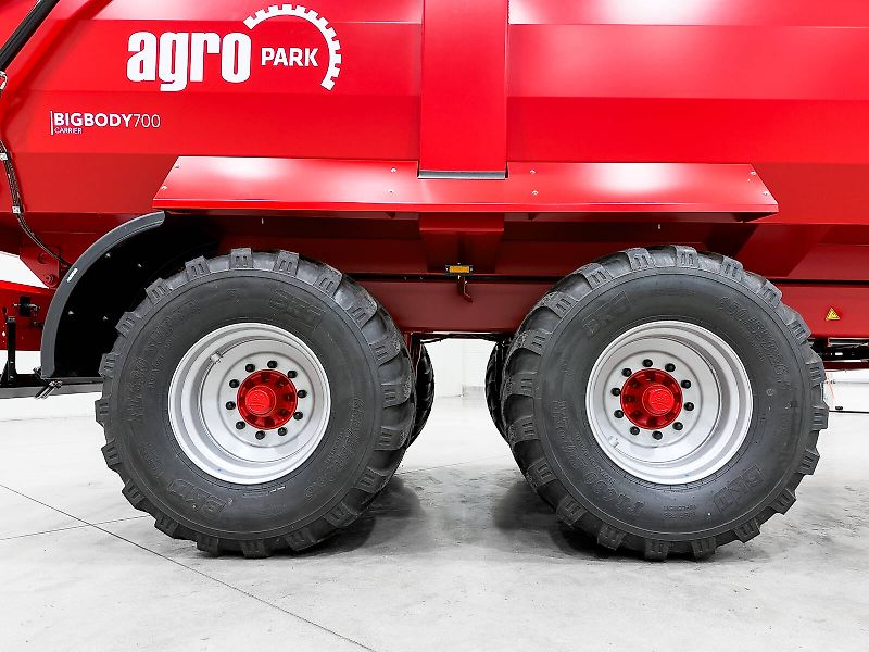 Krampe Big Body 700 Carrier (BB 700) 22 tons capacity, 32,8 m3, 60 cm extension, Made in Germany, premium trailer