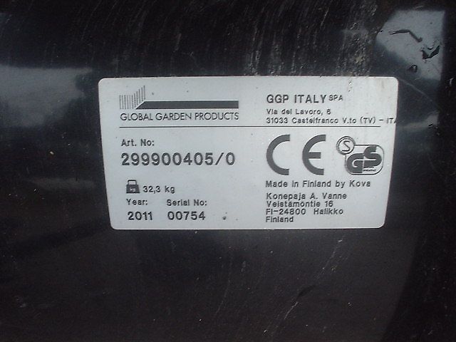 Stiga Schneeräumschild GGP Italy, BJ 2011, Lagermaschine