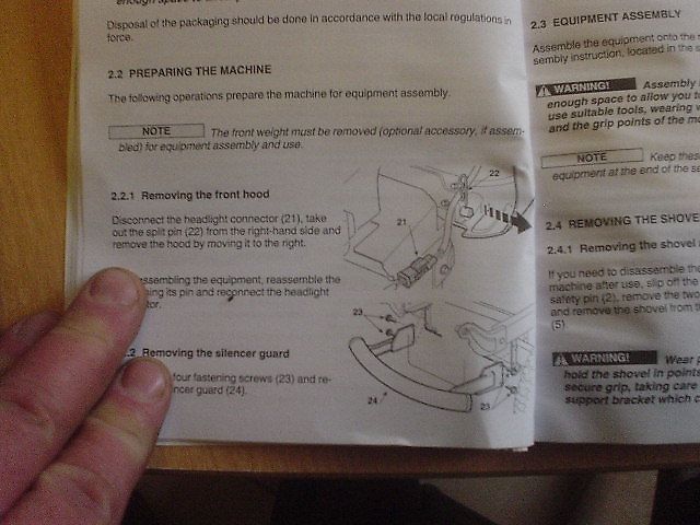 Stiga Schneeräumschild GGP Italy für Modelle 84/98/108, BJ 2011, Lagermaschine