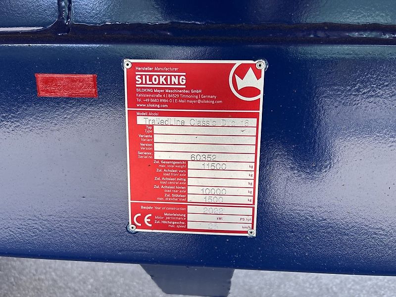 Siloking Trailed Line Classic Duo 16