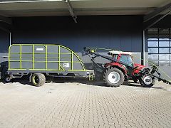 Hopfen Abreißgerät Rebenladewagen Abschiebewagen Hopfen Anhänger