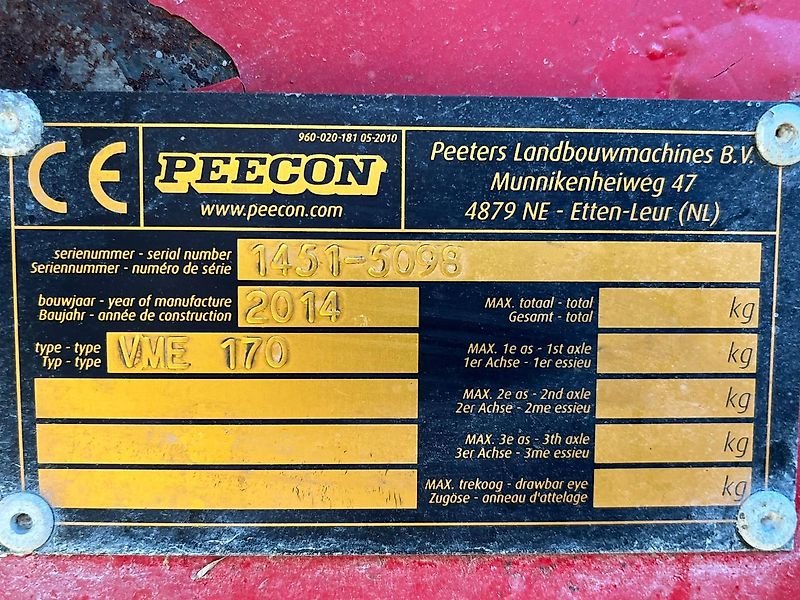 Peecon Peecon Airmix Unifeed VME 170