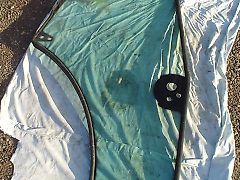 New Holland TD5040 Seitenscheibe/Tür rechts, beschädigt