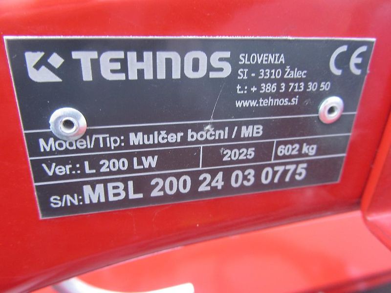 Tehnos Seitenmulcher Mulcher MBL 200 LW Leicht
