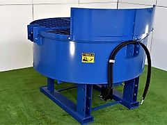 Hydraulischer Zwangsmischer Betonmischer 600 L Mixer Blender Futtermischer inklusive Spritzschutz und Randabstreifer