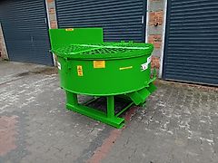 Hydraulischer Zwangsmischer Betonmischer 800 L Mixer Blender Futtermischer Randabstreifer