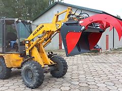 1986 Schaufel mit Zudruck Krokodilschaufel Pelikanschaufel crocodile bucket von 1,40 m bis 2,40 m JCB/Merlo/Manitou/