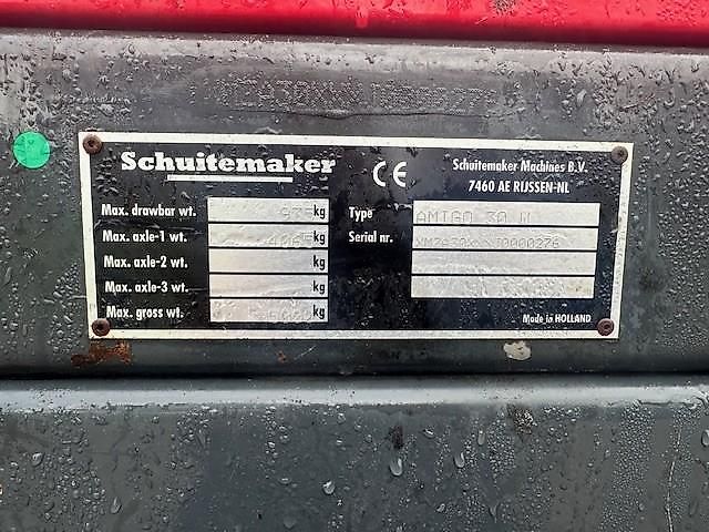 Schuitemaker 30W + weegapparatuur en electrische bediening