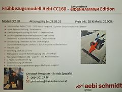 Aebi Motormäher CC 160 Frühjahrsaktion