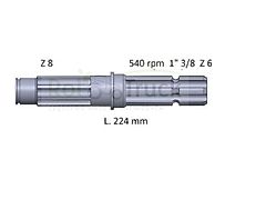 Deutz-Fahr Zapfwelle DEUTZ L-224 Z6/Z8 04337922