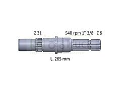 Deutz-Fahr Zapfwelle DEUTZ FAHR L-265 Z6/Z21 04337928