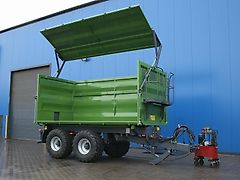 Hilken Tandem-Muldenkipper, TMK5000, hydr. Seitenklappe, Ber. 560/60R22,5