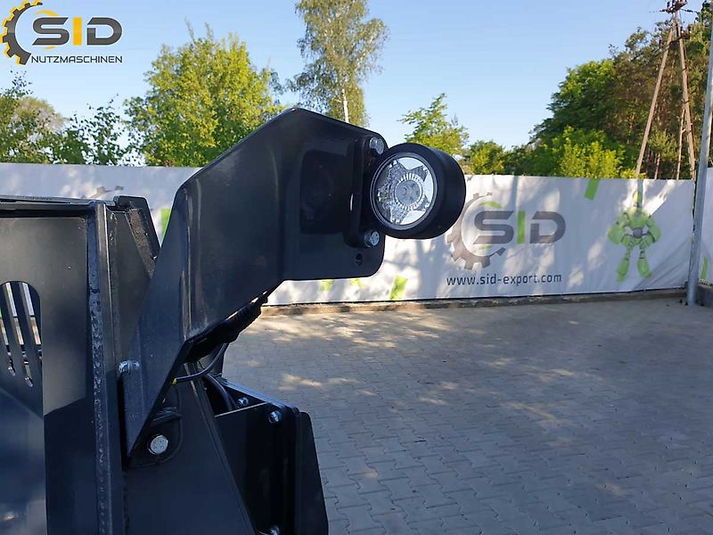 SID Mais-Flachschieber Schiebeschild Siloschield/Hydraulically foldable maize shield