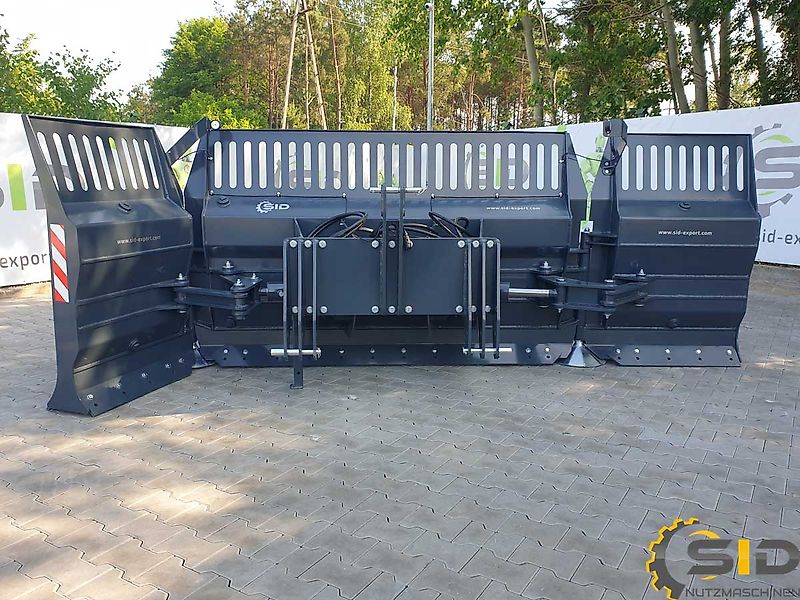 SID Mais-Flachschieber Schiebeschild Siloschield/Hydraulically foldable maize shield
