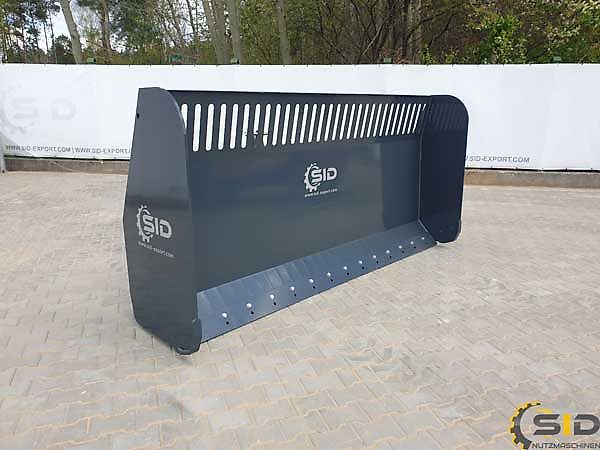 SID Mais-Flachschieber Schiebeschild Siloschield/Hydraulically foldable maize shield