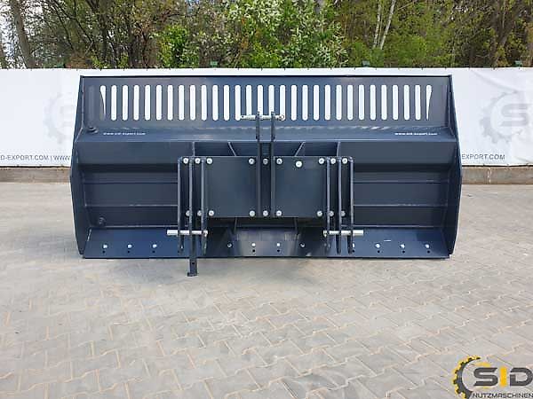 SID Mais-Flachschieber Schiebeschild Siloschield/Hydraulically foldable maize shield