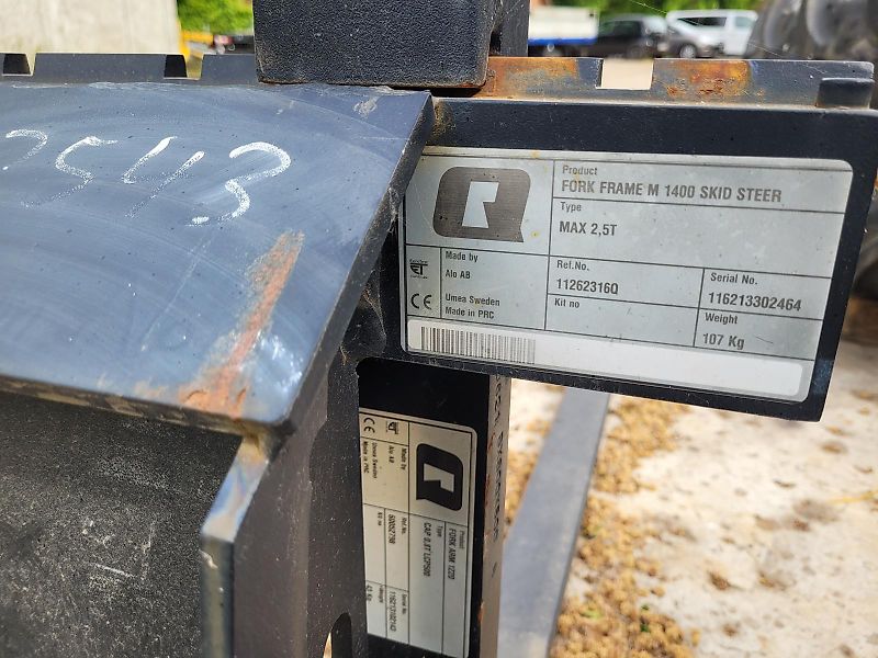 Alö Palettengabel Kompaktlader,CAT,Mustang,Gehl