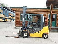 Jungheinrich dfg 430s mit seitenschieber und zinkenverstellun