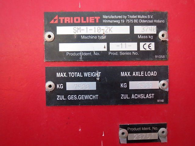 Trioliet Solomix 1 1000 ZK
