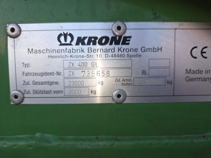 Krone ZX 400 GL
