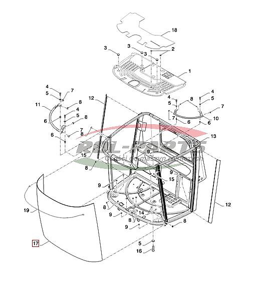 New Holland WINDSCHUTZSCHEIBE NEW HOLLAND CR-CX
