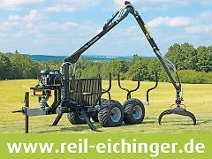 Reil & Eichinger Rückewagen Krananhänger RE 2/4000 Kleinschlepper Reil & Eichinger