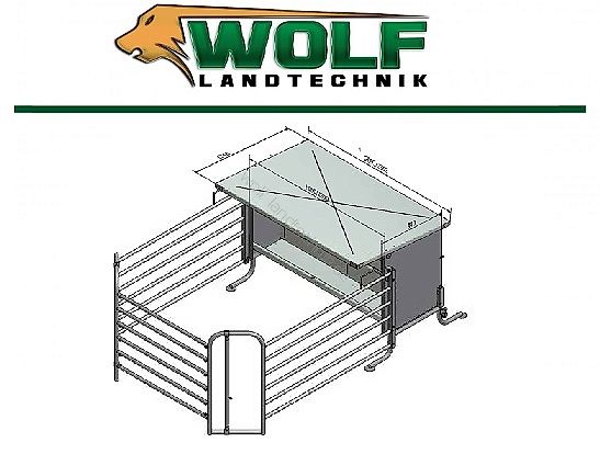 Wolf-Landtechnik GmbH Weidezaunkombination für Kälber M8 +