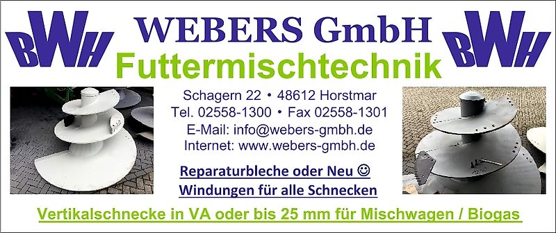Mischschnecken für Mischwagen von Strautmann