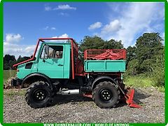 Mercedes-Benz Unimog U1000 mit Werner Forstausrüstung , Funk, Pritsche , Kipper, Frontpolter