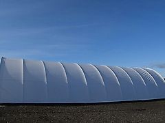 Zelthalle Leichtbauhalle Halle Landwirtschaft Rundbogenhalle NEU