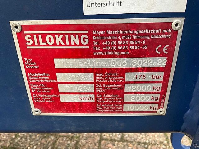 Siloking TrailedLine Duo 3022-22
