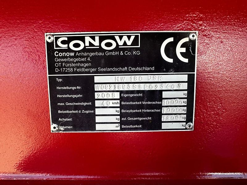 Conow HW180V9 3 ZK 18 Ton