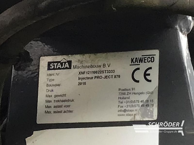 Kaweco PROJECT 870 GÜLLESCHLITZGERÄT