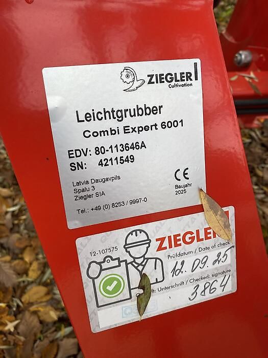 Ziegler Leichtgrubber Combi Expert 6001