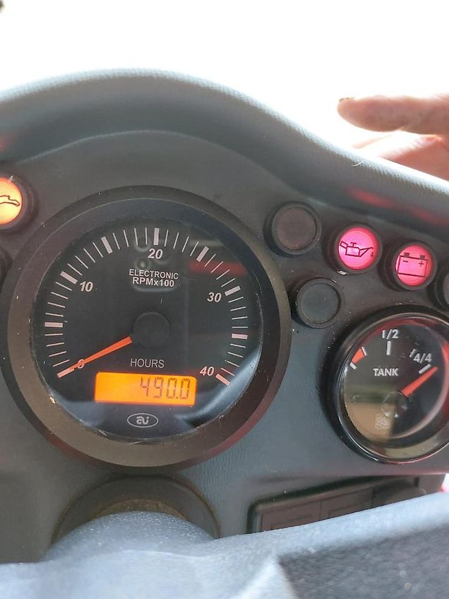 Krone Rubi kubota motor grasmaaier en klepelmaaier