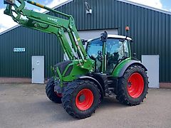Fendt 312 S4 Profi met Cargo frontlader met weeginrichting