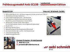 Aebi Motormäher CC 150 !! Frühbezugspreise sicher !!