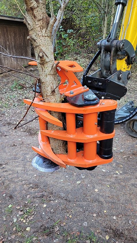 KX-TreeShears KX210 ...der innovative Fällgreifer von KX-Treeshears aus Finnland für Bagger von 1,8- 5t Einsatzgewicht