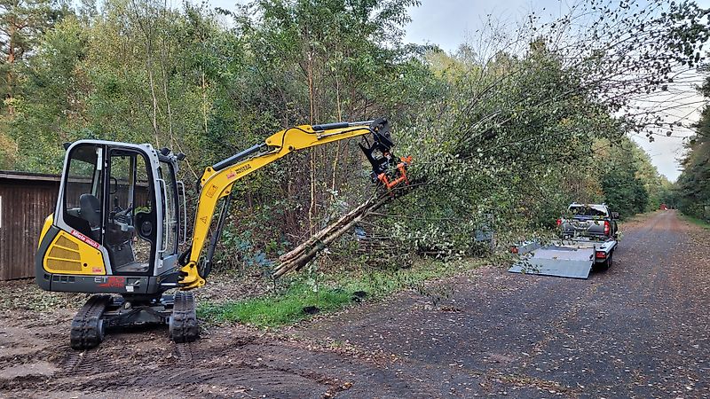 KX-TreeShears KX210 ...der innovative Fällgreifer von KX-Treeshears aus Finnland für Bagger von 1,8- 5t Einsatzgewicht
