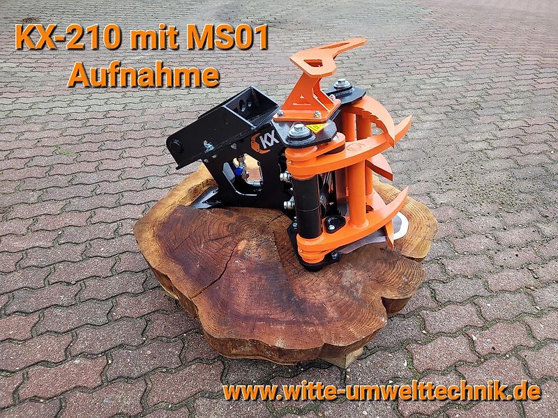 KX-TreeShears KX210 ...der innovative Fällgreifer von KX-Treeshears aus Finnland für Bagger von 1,8- 5t Einsatzgewicht