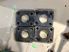 John Deere Plate for front axle (used) - John Deere 6810, 6910, 6910S