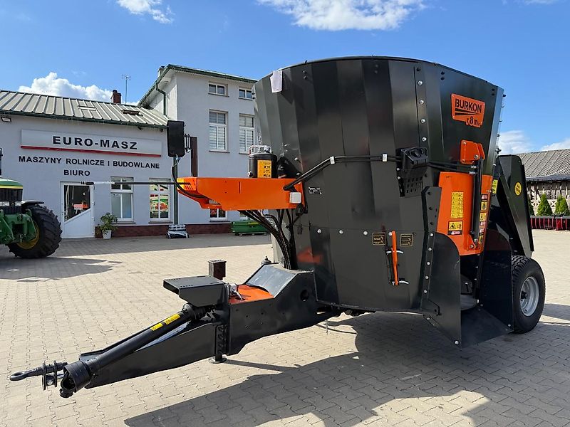 Burkon Wóz paszowy paszowóz Burkon Sirius 8 m³