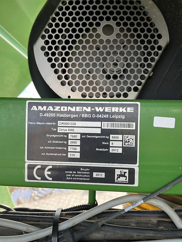 Amazone Cirrus 6002 Special